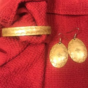 Brass Southwest Earrings/Bracelet
